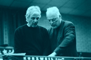 Rick Wright and David Gilmour [click for larger]
